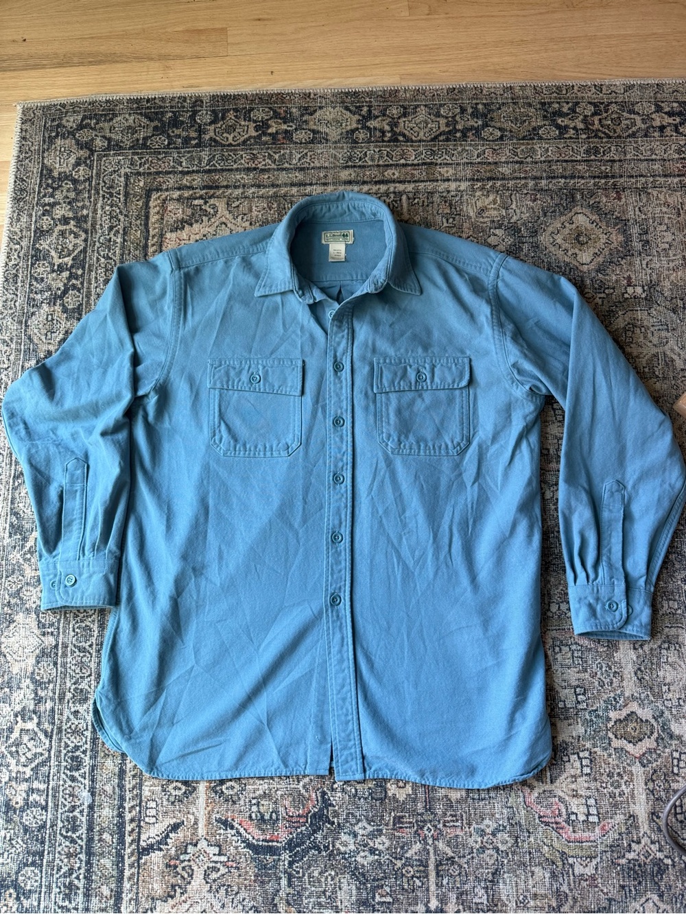 L L Bean chambray shirt